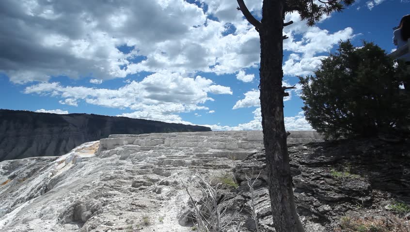 Mammoth Hot Springs, Yellowstone National Park, Wyoming, USA