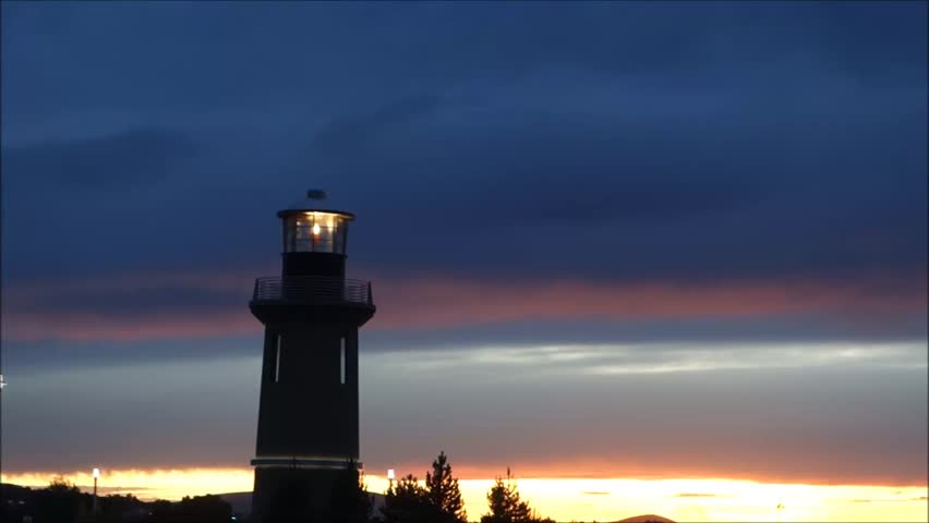Lighthouse at sunset