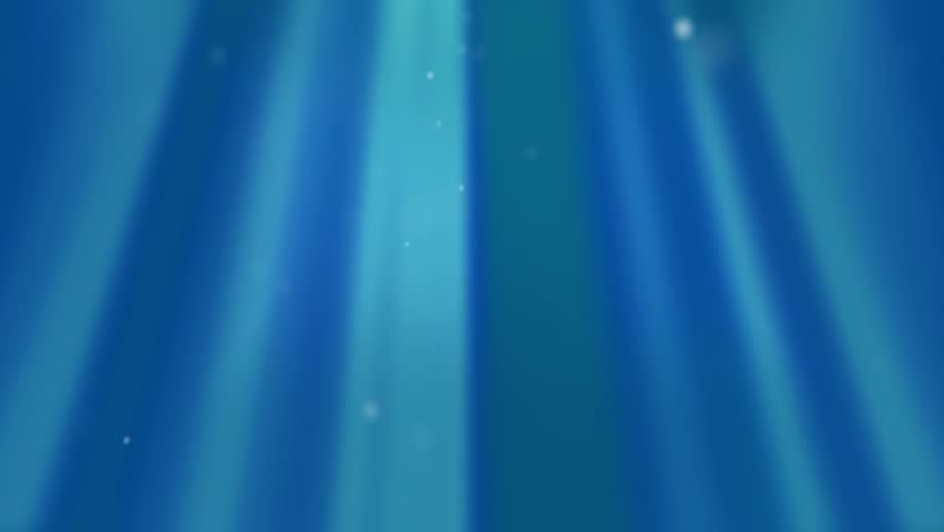  blurred particles moving over twinkled blue background