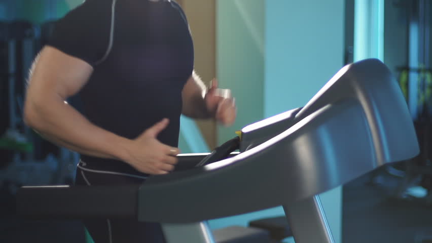 Bouncing Balls And Cock While Running Naked On A Treadmill