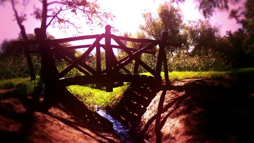 4K Romantic Park and Small Wooden Bridge in a Beautiful Summer Day
4K 3840 x 2160 ultra high definition 