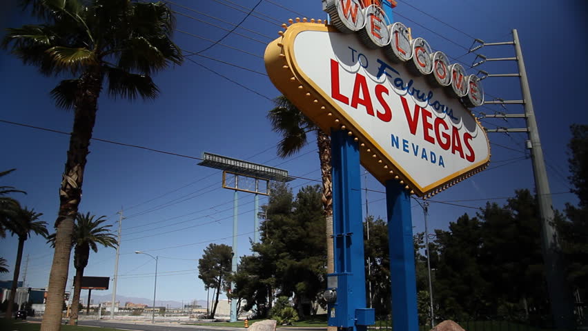 The Las Vegas welcome sign.