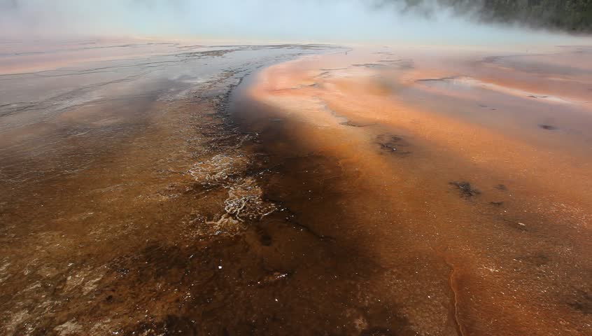 Grand Prismatic Spring in Yellowstone National Park, Wyoming, USA