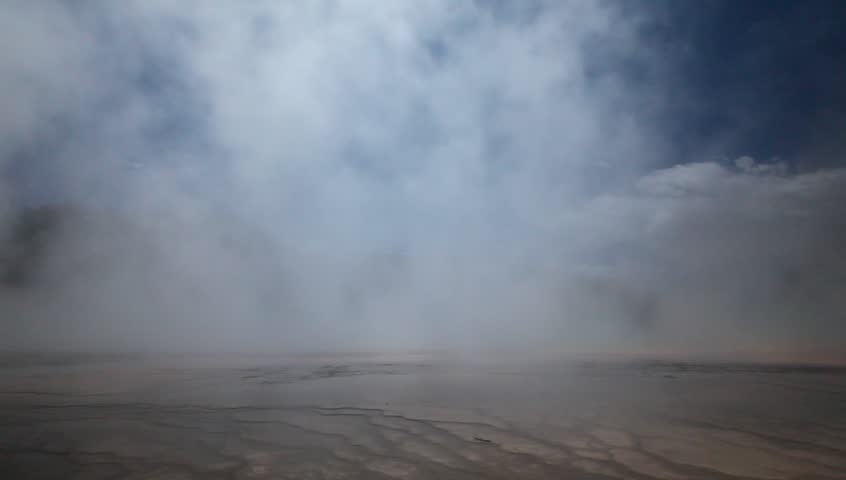 Grand Prismatic Spring in Yellowstone National Park, Wyoming, USA