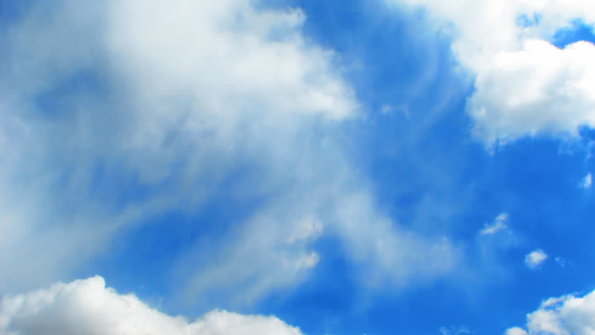 clouds in the sky timelapse