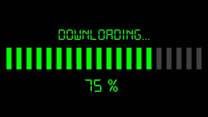 Downloading progress bar - digital green