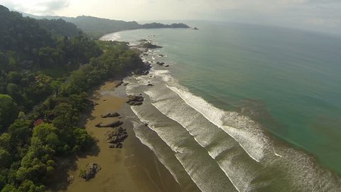 Costa Rica Beaches Aerial Footage