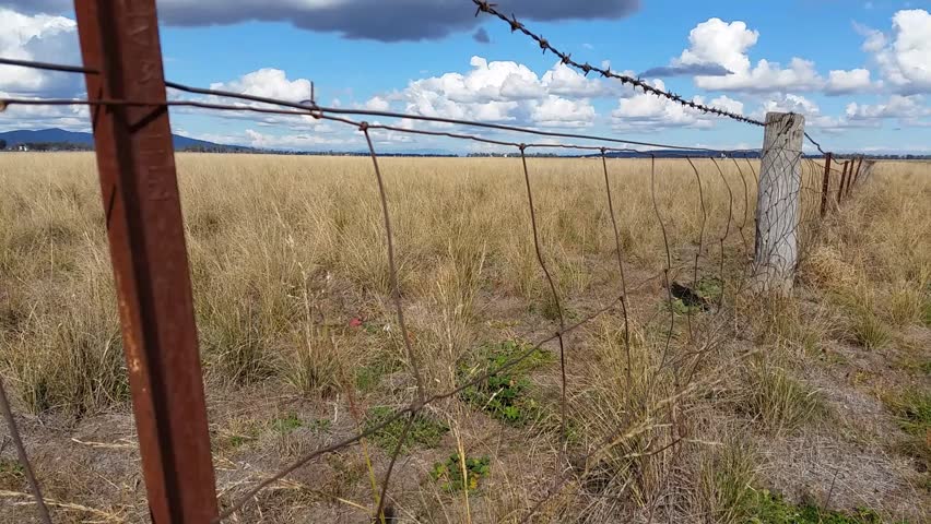 Farm Fence Australian Landscape
