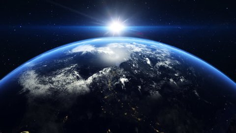 Sunrise Over The Earth Seen の動画素材 ロイヤリティフリー Shutterstock