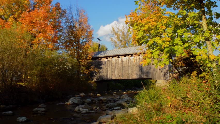 Fuller Bridge near Montgomery Vermont 1890 built by Jewett Brothers in Northern New England