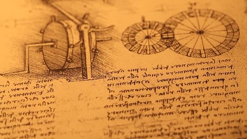 Leonardo’s Da Vinci engineering drawing from 1503