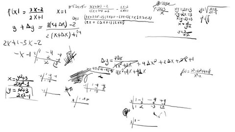 Math Equations Scribbling  Design Element