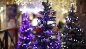 Christmas shopping in Ireland, full HD video, Shallow DOF