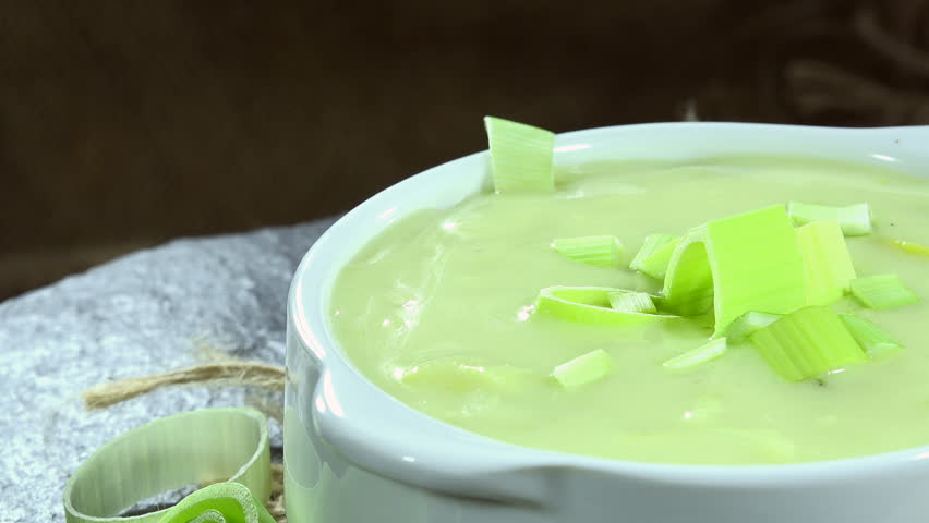 Homemade Leek Soup (loopable)