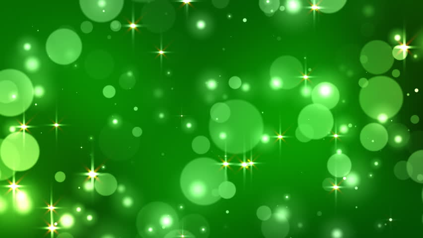 Glamour Green Background with Particles, Stock Footage
