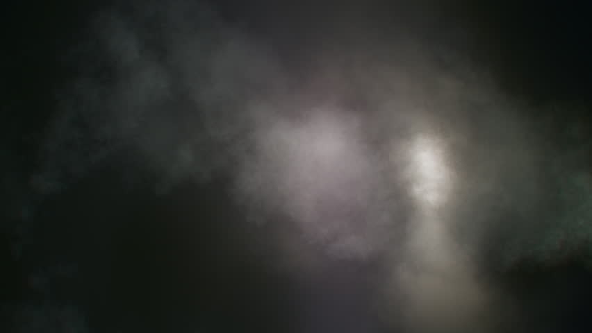 Loopable Dark Smoky Clouds Background Stock Footage Video (100% Royalty
