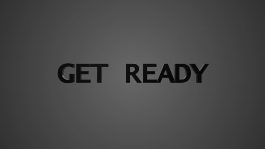 Get Ready Text Appearing On Stock Footage Video 100 Royalty Free Shutterstock