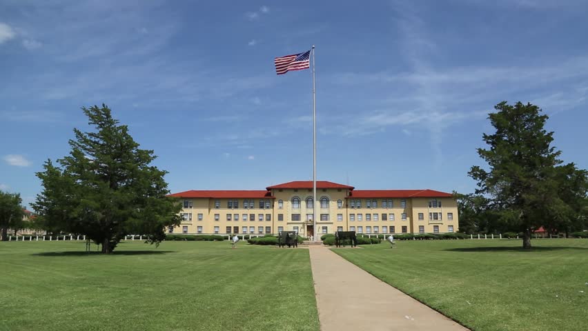 Headquarters Building at Fort Sill, Oklahoma.