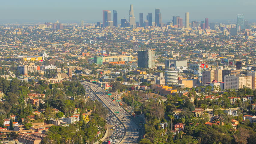 Los Angeles City And Highways Stock Footage Video 100 Royalty Free Shutterstock