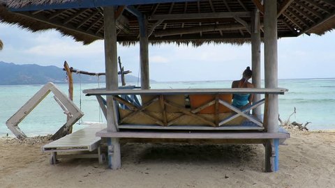 Samoan Beach Hut Known Fale Beach Stock Photo 664892077 | Shutterstock