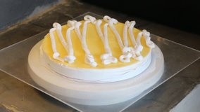 Third Step Making Crepe Cake, Stock Video
