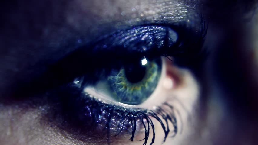 Beautiful Female Eye, Opening & Blinking: Extreme Close Up, Macro 6 | Shutterstock HD Video #7346899