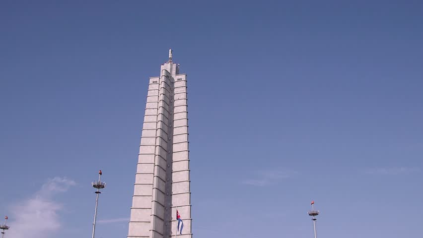 Tourism and travel, Cuba, La Habana, Havana, view of Plaza de la Revolucion and statue of Jose Marti