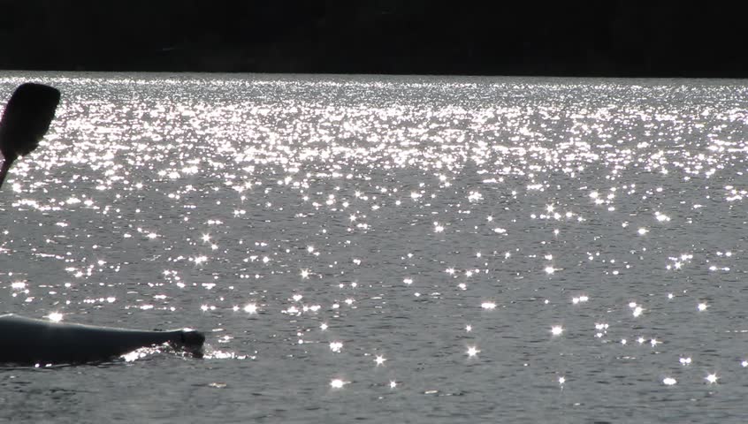 Kayaker's Silhouette