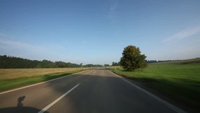 HD Video footage \x96 Driving in Germany in the morning (With Canon 5D Mark III)