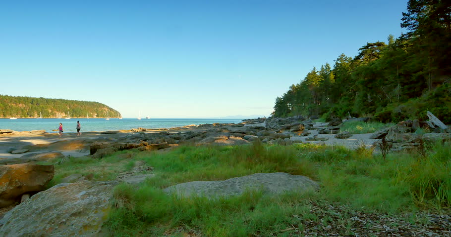 Tribune Bay Beach, Hornby Island, BC Canada