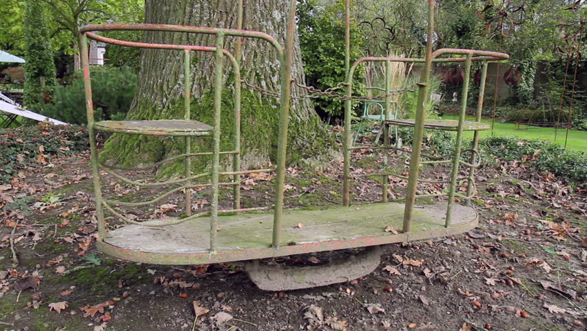 Old swing in the park.