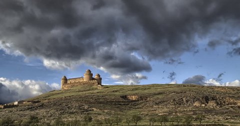 Calahorra Castle. One of the most important works of the firs Spanish Renaissance. Time lapse