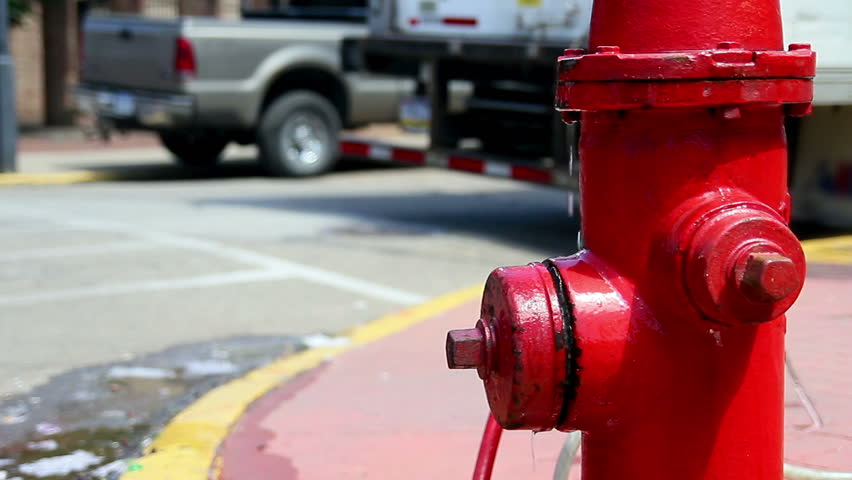 A leaky fire hydrant.