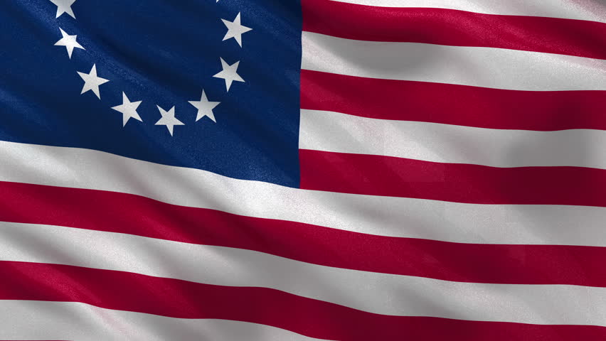 betsy ross flag gently waving wind Stock Footage Video (100% Royalty ...