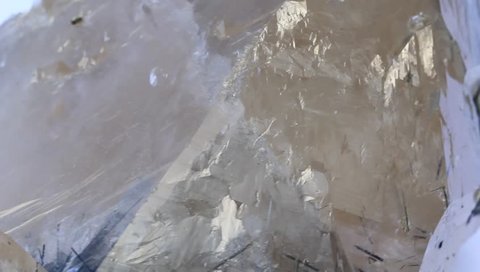 Tourmaline in smokey quartz              