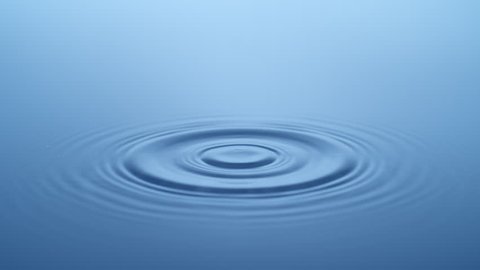 Water Drop making ripple shot with high speed camera, phantom flex 4K.