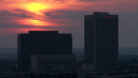 Atlanta Sunset Time Lapse