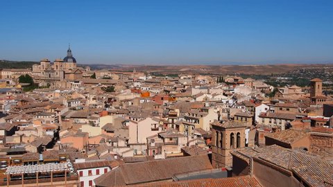 Cityscape of Toledo - view from Alcazar.