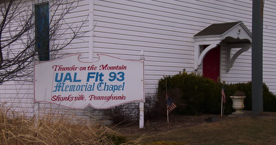 The victims of United flight 93 are honored at a church memorial outside Shanksville, Pa.