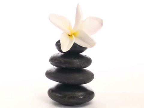 Massage stones and frangipani flower loop V1 - NTSC