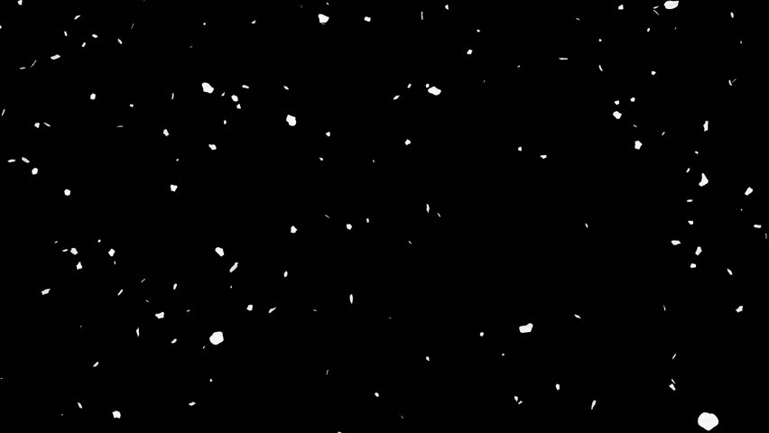 Animated lightly falling snow flakes in 4k. Transparent background - Alpha channel embedded with 4k PNG file. Royalty-Free Stock Footage #7569574