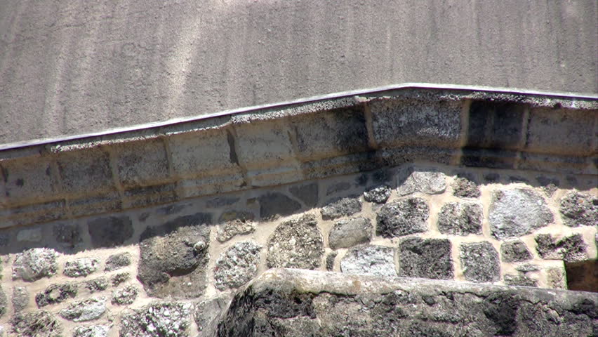 Video of Mission San Jose in San Antonio Texas. Spanish Catholic cathedral built in 1720. Part of National Park System NPS. Zoom out through window