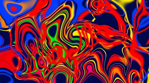 Psychedelic Pop Art Colorful Abstract Motion Backgrounds