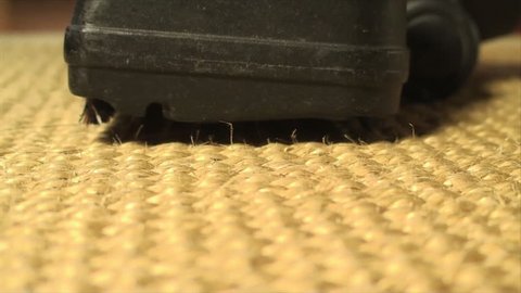 Vacuum Cleaner On A Bamboo Carpet, Cleaning, House, Chore, Super Close Up