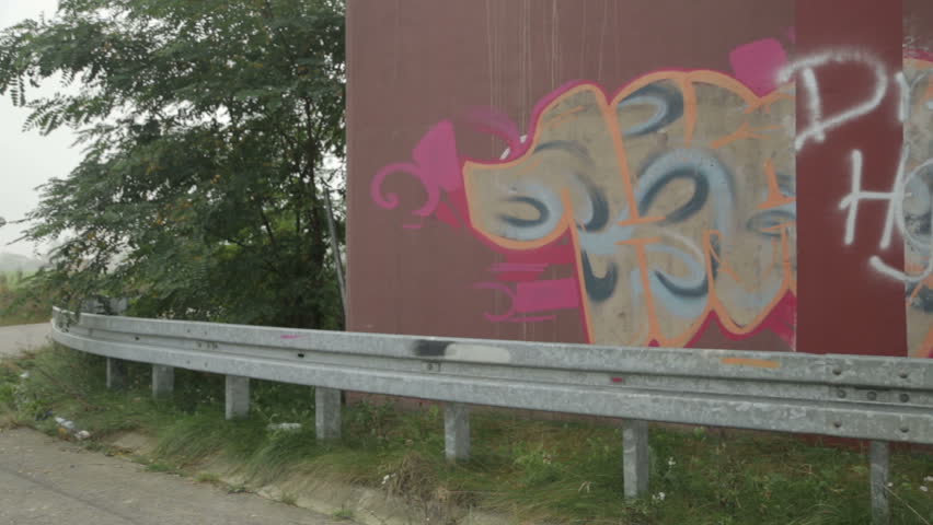 Graffiti on the wall, full HD