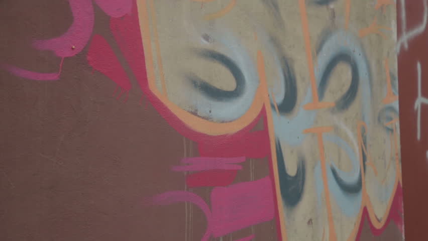 Graffiti on the wall, full HD