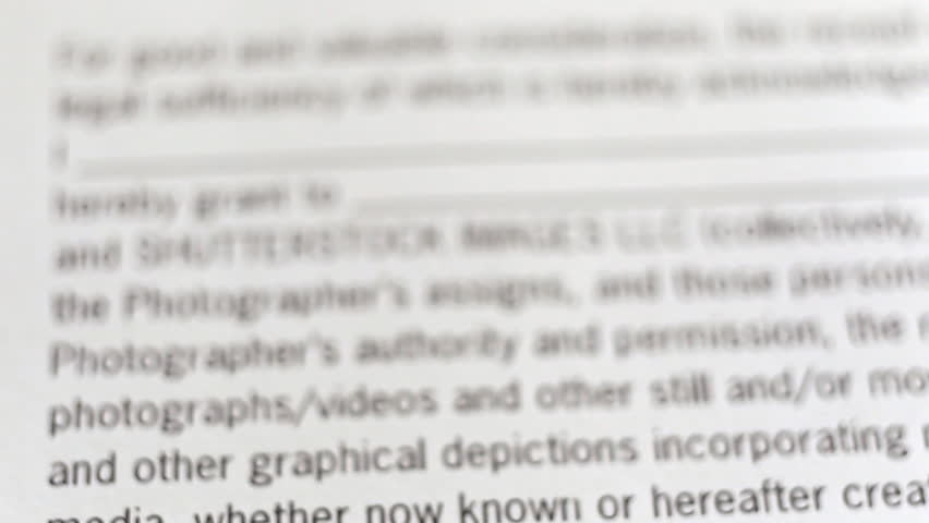 sharp macro flyover contract and signing contract. Shot with a motion control unit.