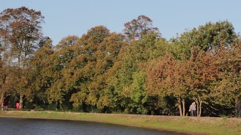 Beautiful Pan Autumn Leaves Trees toLichfield Catheral Over Stowe Pool Ducks Beautiful Morning Light Blue Sky - October, 2014

Location: Lichfield, Staffordshire, England, UK

Source: Canon 5DMkiii