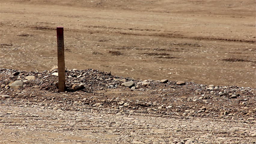 Road Construction Site Measuring Mark