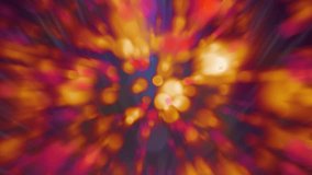 Psychedelic Colorful Particle Splash Abstract Motion Backgrounds